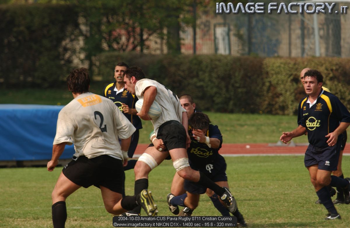 2004-10-03 Amatori-CUS Pavia Rugby 0711 Cristian Cuomo